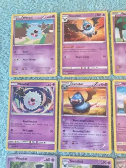 WOOBAT & SWOOBAT BUNDLE OF POKEMON CARDS - Image 2