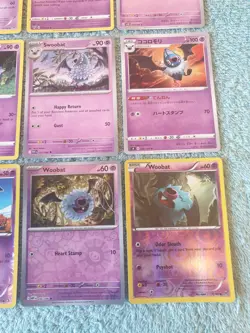 WOOBAT & SWOOBAT BUNDLE OF POKEMON CARDS - Image 5