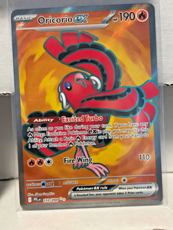 Oricorio ex 110/094 Phantasmal Flames Full Art NM Pokemon Card - Image 1