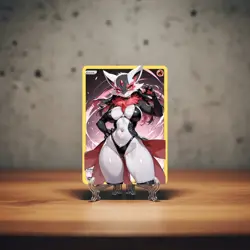 Furry | Beautiful Waifu Card - Goddess Custom Full Art - Fan Card | Trainer - Image 1