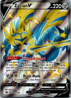 Zacian V (Shiny) - Promo SWSH: Sword & Shield Promo Cards SWSH292 NM - Image 1