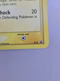 Pokemon Card - Pikachu 10th Anniversary Black Star Promo 012 Stamped - Image 4