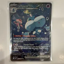 Pokemon Jellicent EX 168/086 SV11W: White Flare 270 HP Rare Holo Full Art Card - Image 1