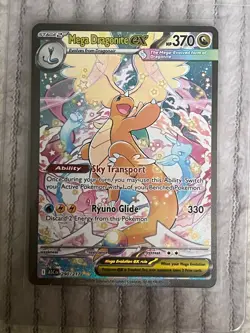 Mega Dragonite EX 290/217 Full Art Secret Rare Pokemon Card NM/Mint - Image 1