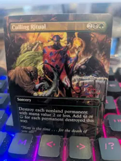 Culling Ritual R Borderless Regular #1 | PRM WPN Promos | | Final Fantasy | MTG - Image 2