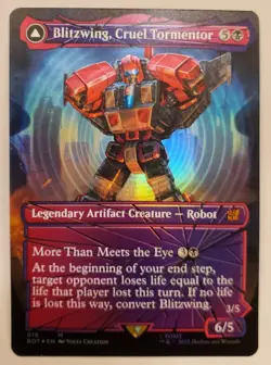 Blitzwing, Cruel Tormentor Shattered Glass Foil : MTG Brother War - Image 1