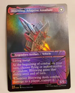 Blitzwing, Cruel Tormentor Shattered Glass Foil : MTG Brother War - Image 2
