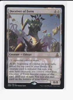 MTG Deceiver of Form Oath of the Gatewatch 001/184 Regular Rare - Image 1
