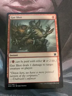 MTG Gut Shot New Phyrexia 86/175 Regular Uncommon - Image 1