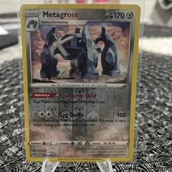 Pokemon Vivid Voltage Metagross Reverse Holo Rare Card 118/185 LP - Image 1