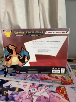 Pokemon Celebrations Lance's Charizard V Collection Box Sealed 6 Packs - Image 3