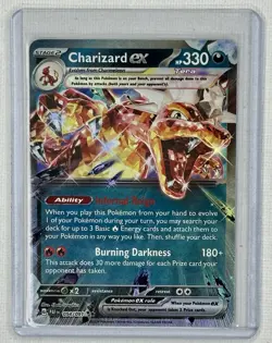Pokemon Charizard ex 161 Sv: Scarlet & Violet Promo Cards EX Holo 330 HP Promo - Image 1