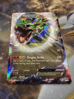 Rayquaza EX XY73 Holo Black Star Promo Pokemon Card LP/MP FREE SHIPPING #1 - Image 3