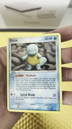 Pokemon Ditto Squirtle Figure 64/113 Delta Species, Regular NM/LP - Image 2