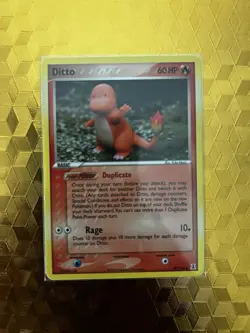 Pokemon Card Ditto (Charmander) Delta Species, Regular Card 37/113 - Image 1