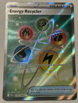 Pokemon Energy Recycler 108/088 Perfect Order Ultra Rare Full Art Trainer NM - Image 1