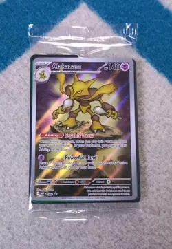 Alakazam Mega Evolution Promo Holo #009 2025 Pokemon Card NEW Sealed - Image 1