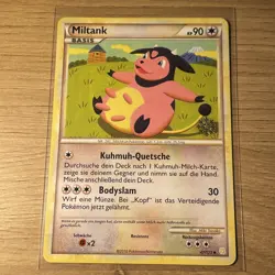 Miltank 47/123 Pokemon Card with Snowflake Calender Promo NM German - Image 1