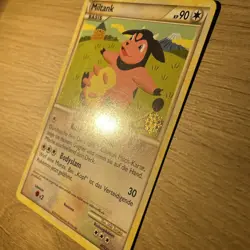 Miltank 47/123 Pokemon Card with Snowflake Calender Promo NM German - Image 3