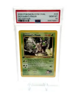 1999 POKEMON JUNGLE PINSIR 1ST EDITION #25 PSA 10! - Image 1