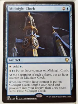 Midnight Clock - Commander Innistrad: Crimson Vow- Magic the Gathering MTG Nice! - Image 1