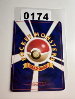 Pocket Monster Pokemon Card Nintendo 1996 Japanese No 101 - Image 2
