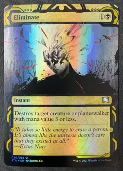 MTG Strixhaven: Mystical Archives #30 Eliminate FOIL LP - Image 1