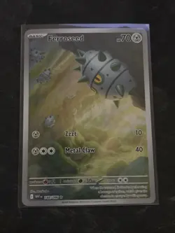 Pokemon TCG Ferroseed Card White Flare, Card 148/086 - Image 1