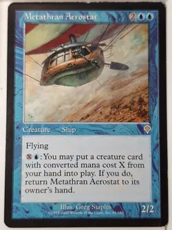 Metathran Aerostat - Invasion - Magic the Gathering MTG Nice! - Image 1