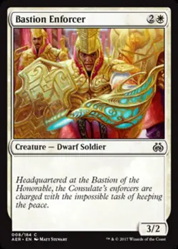 4x Bastion Enforcer MTG Aether Revolt NM Magic Regular - Image 1