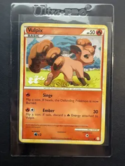 2010 Pokemon HeartGold SoulSilver 87 Vulpix - Image 3