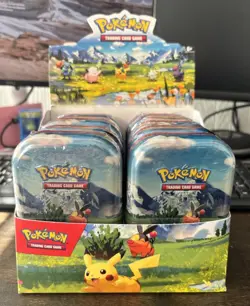 Pokemon TCG Ascended Heroes 10 Mini Tins New/Sealed With Original Store Display - Image 1