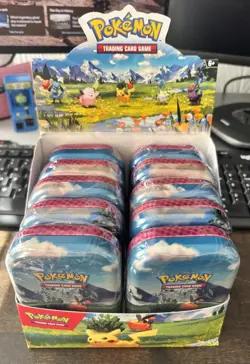 Pokemon TCG Ascended Heroes 10 Mini Tins New/Sealed With Original Store Display - Image 2