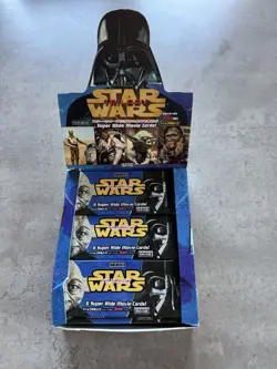 Star Wars 1977 Topps Japanese Edition Trilogy Super Wide Movie cards 33 packets - Image 1