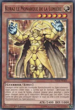 Yu-Gi-Oh! - Kuraz Le Monarque De La Lumiere - EXC - FR - Image 1