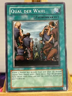 Qual Der Wahl DB1-DE033 Common Deutsch EX YUGIOH - Image 1