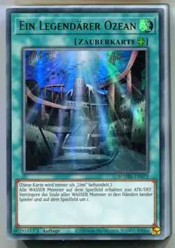 Yu-GI-OH Ein LEgendarer Ozean Ultra Rare MAMA-DE079 - Image 1