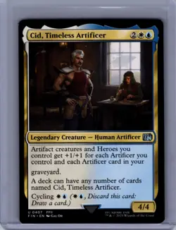 Cid, Timeless Artificer (0407) 407 FINAL FANTASY MTG NM - Image 1