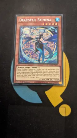 RA05-EN035 Dracotail Faimena Secret Rare 1st Ed YuGiOh - Image 1