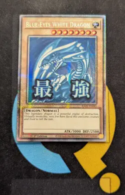 RA05-EN085 Blue-Eyes White Dragon Variant Art Starlight Rare 1st Ed YuGiOh - Image 1
