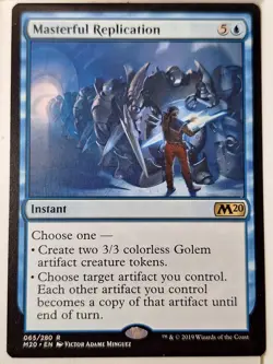 Masterful Replication - Magic 2020 Core Set M20 - Magic the Gathering MTG Nice! - Image 1