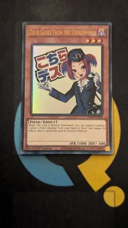RA05-EN090 Tour Guide from the Underworld Variant Art Ultra Rare 1st Ed YuGiOh - Image 1
