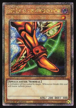 Left Leg of the Forbidden One MP24-EN003 Quarter Century Secret Rare Yugioh US - Image 1