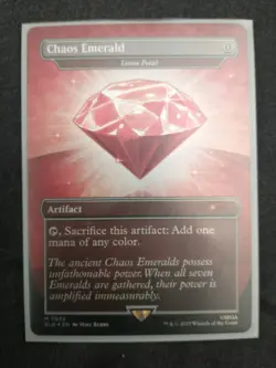 MTG Chaos Emerald (Lotus Petal) Foil Secret Lair Drop - Image 1