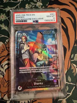 Shanks FA Promo #001 - PSA GEM MT 10 - 2025 PSA Magazine Exclusive - One Piece - Image 1