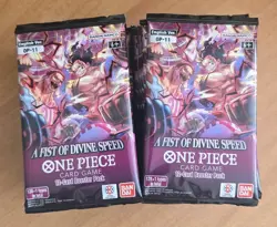 (Lot Of 24) One Piece TCG OP-11 A Fist Of Divine Speed Booster Packs - Image 1