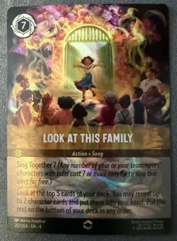 Disney Lorcana Ursula's Return: Look at This Family Enchanted Card 207/204 - Image 1