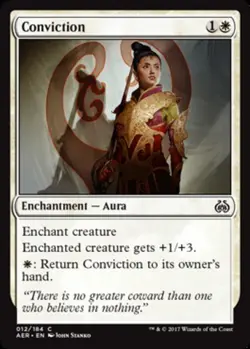 4x Conviction MTG Aether Revolt NM Magic Regular - Image 1