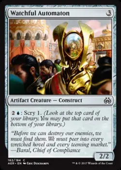 4x Watchful Automaton MTG Aether Revolt NM Magic Regular - Image 1