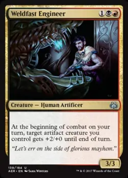 4x Weldfast Engineer MTG Aether Revolt NM Magic Regular - Image 1